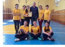 Победители районного турнира по волейболу, участники зональных соревнований в г. Сальске.